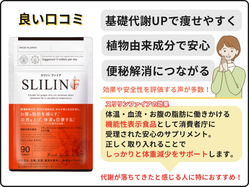 スリリンファイアの効果&良い評判