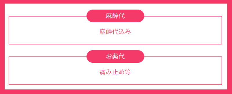 TCB脂肪吸引注射の追加料金