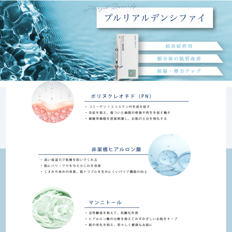 プルリアルデンシファイの特徴
